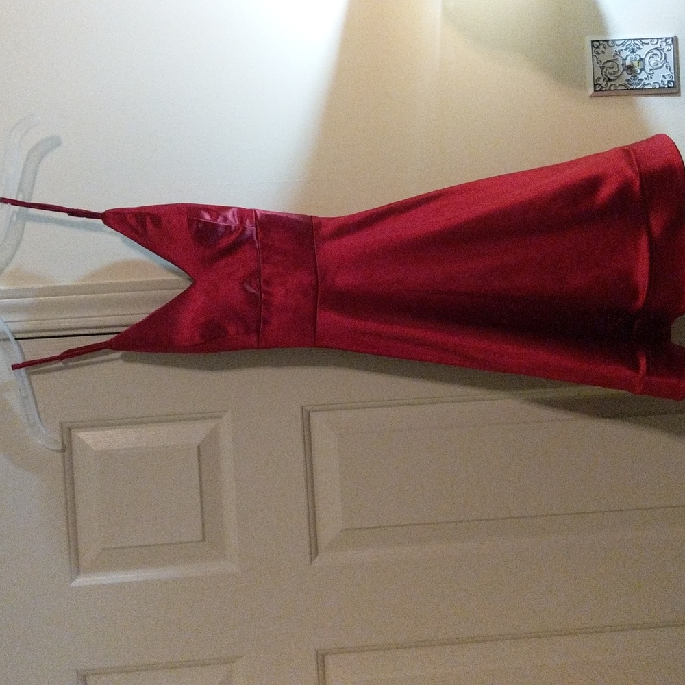 Red Satin minidress